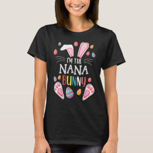 T-shirt Nana Pâques Correspondante Famille Jolie Bunny Fac