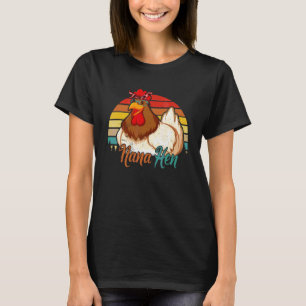 T-shirt Nana Rétro Vintage Poule Fête des Mères