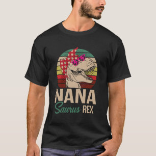 T-shirt Nana Saurus Rex Nanasaurus Dino Love Grand