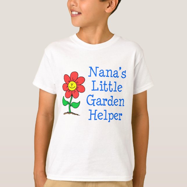 T-shirt Nana's Garden Helper (Devant)