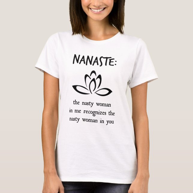 T-shirt Nanaste : Femme méchante (Devant)