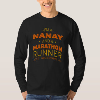 T-shirt Nanay et Marathon Coureur Humour Sprintin