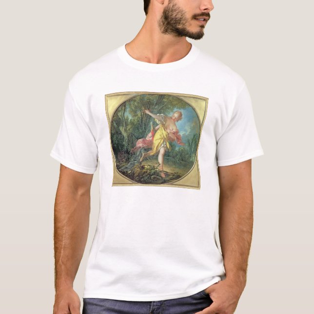 T-shirt Nandou Sylvia se sauvant du loup, 1756 (Devant)