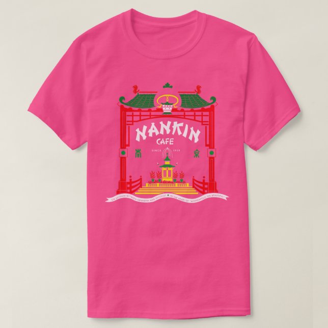 T-shirt Nankin Café Minneapolis (Design devant)