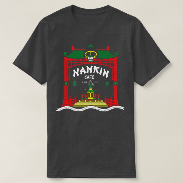 T-shirt Nankin Café Minneapolis (Design devant)