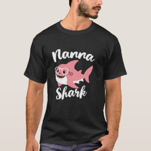 T-shirt Nanna Shark Fête des mères grand-mère drôle
