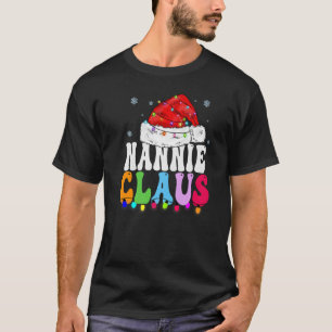 T-shirt Nannie Claus Famille Xmas Correspondance grand-mèr