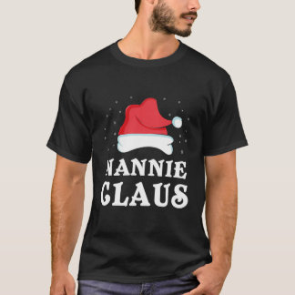 T-shirt Nannie Claus Xmas Cadeau Funny Family Group Matchi
