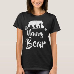 T-shirt Nanny Bear Meilleur cadeau Fête des pères de mère