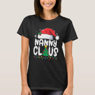 T-shirt Nanny Claus Groupe de jumelage Noël Famille Noël P