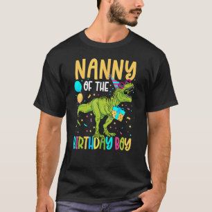 T-shirt Nanny Of The Birthday Boy Family Matching Dinosaur