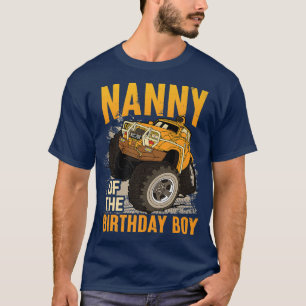 T-shirt Nanny of the Birthday Boy Monster Truck Anniversai