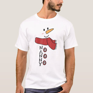 T-shirt Nanny Snowman costume famille correspondant drôle