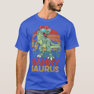 T-shirt Nannysaurus T Re Dinosaur Funny Nanny Vintage Saur