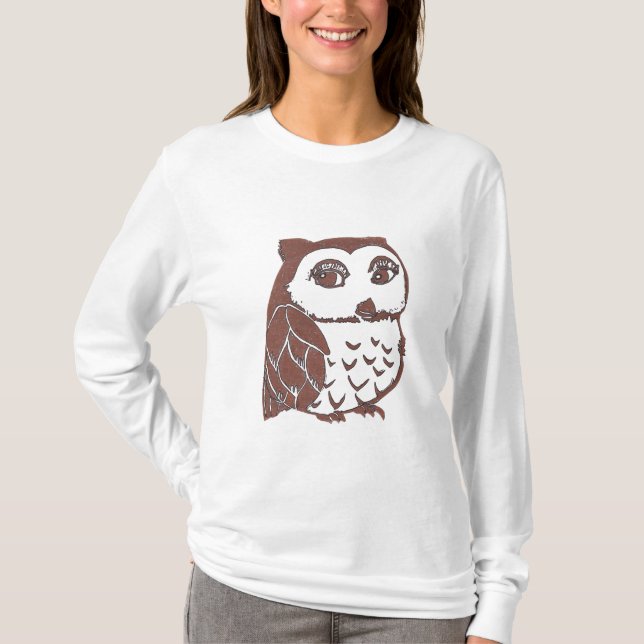 T-shirt nano de douille de Hanes des femmes de (Devant)