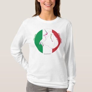 T-shirt Nano de Hanes d'Italien Étalon-et de licorne