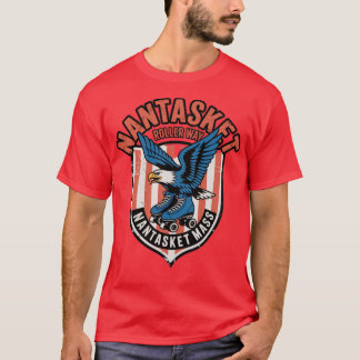 T-shirt Nantasket Rollerway Vintage Retro Roller Patinage 