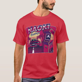 T-shirt Naoki Personnalisé Vintage Gamer 80s 90s