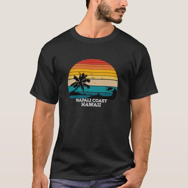 T-shirt Napali Coast Hawaii cadeau (Devant)