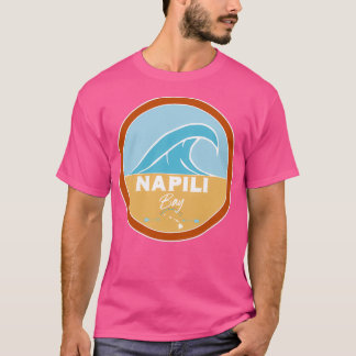 T-shirt Napili Bay Beach Hawaii Pacific Ocean Beach Waves