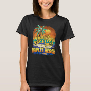 T-shirt Naples Beach Florida Famille Vacation 2022 Souveni