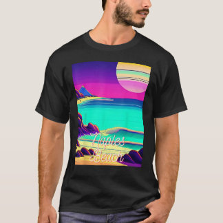 T-shirt Naples Beach Florida Parasdise Retro Vintage