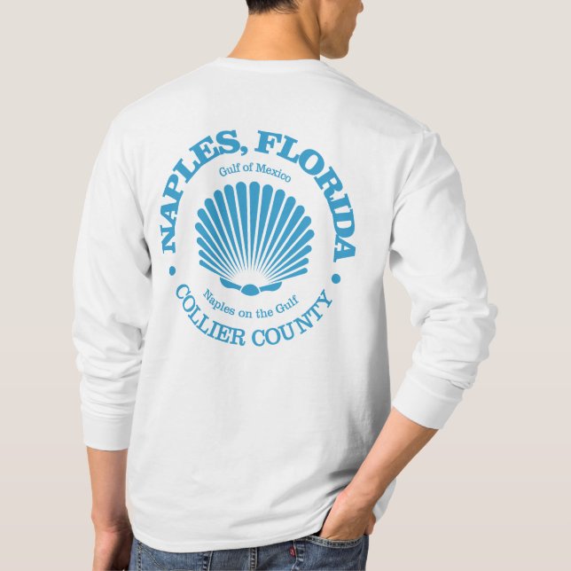 T-shirt Naples Fl (coquillage) (Dos)