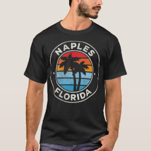 T-shirt Naples Florida FL Vintage Graphisme Retro les anné