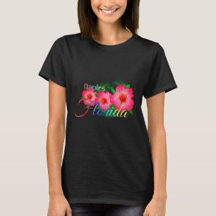 T-shirt Naples Florida Fleurs tropicales Vacances en famil