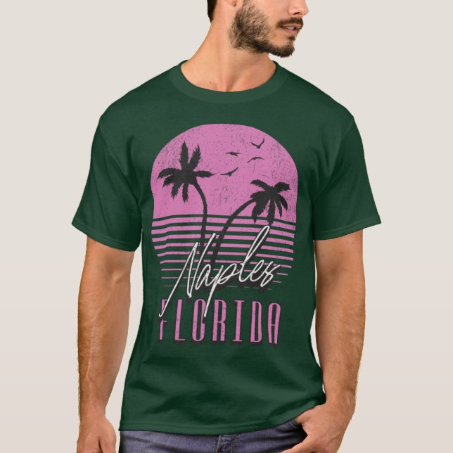 T-shirt Naples Floride Surdimensionné (Devant)
