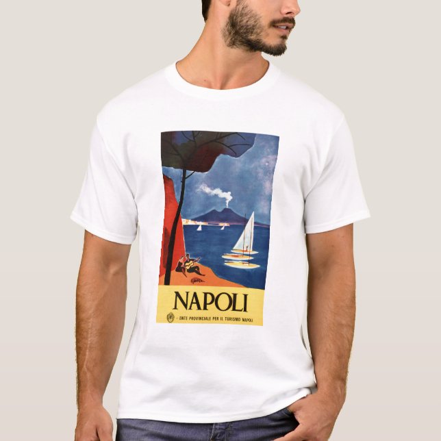 T-shirt Naples NAPOLI ITALIE Vintage Italie (Devant)