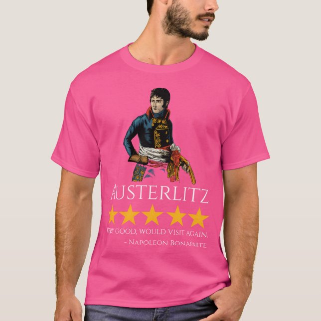 T-shirt Napoléon Bonaparte - Austerlitz - Histoire françai (Devant)