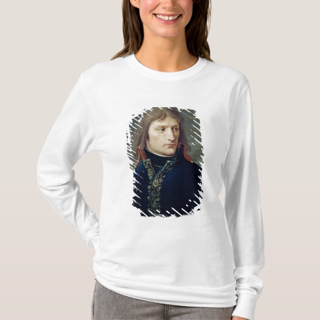 T-shirt Napoleon Bonaparte comme Général-dans-Chef (Devant)