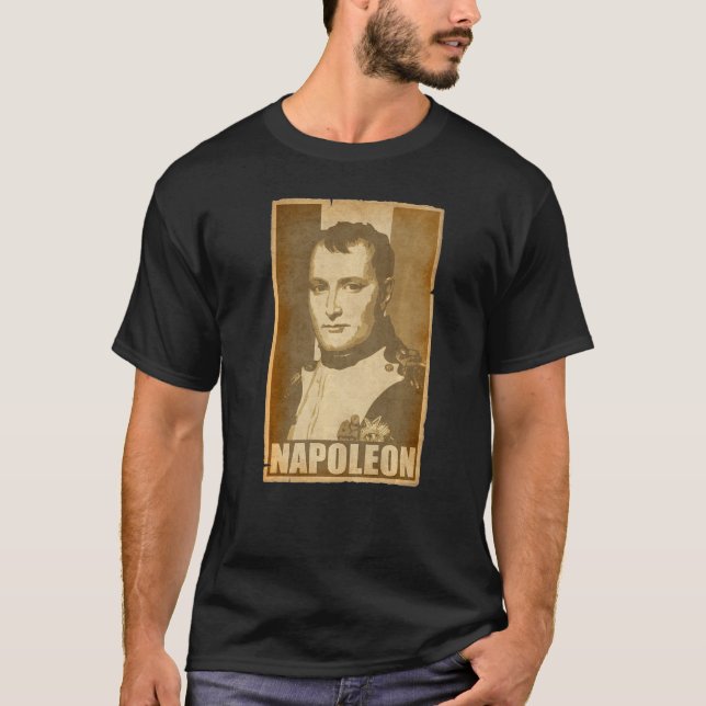 T-shirt Napoleon Bonaparte Torn Propaganda Poster (Devant)