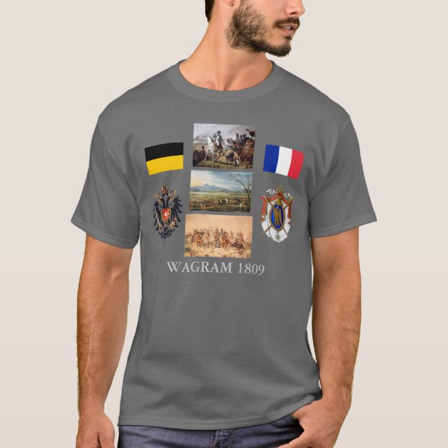 T-shirt Napoléon chez Wagram (Devant)