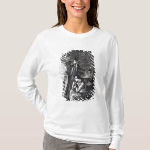 T-shirt Napoléon couvant par le feu