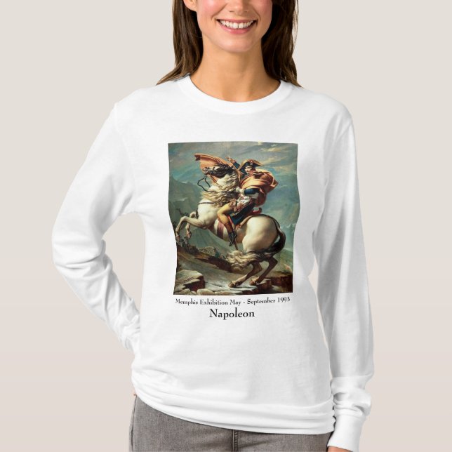 T-shirt Napoléon croisant les Alpes (Devant)