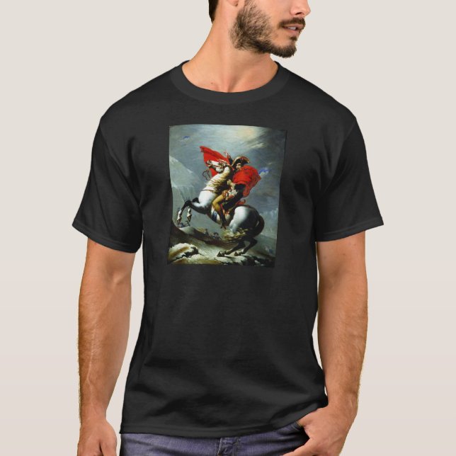 T-shirt Napoléon croisant les Alpes (Devant)