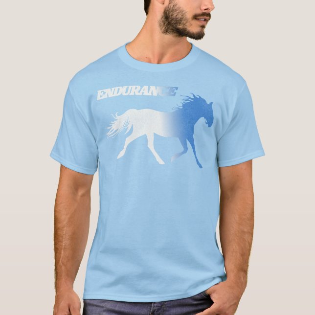 T-shirt Napoleon Dynamite Movie Courir Chevaux Endurance (Devant)
