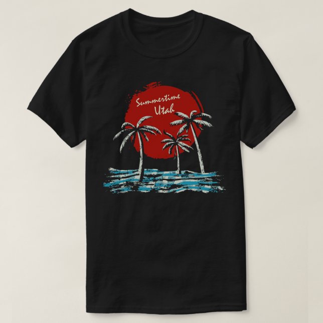 T-shirt Napoleon Dynamite Summertime Utah (Design devant)