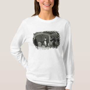 T-shirt Napoléon méditant avant la tombe