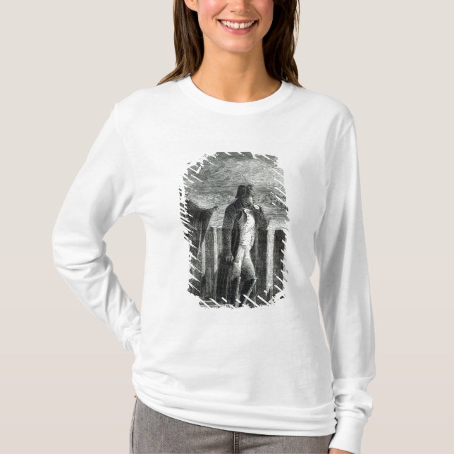 T-shirt Napoléon observant le feu de Moscou en 1812 (Devant)