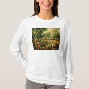 T-shirt Napoléon sur une chasse dans la forêt de