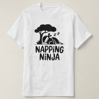 T-shirt Napping Ninja - Ninja Sleepy mignonne Art Drôle Sl