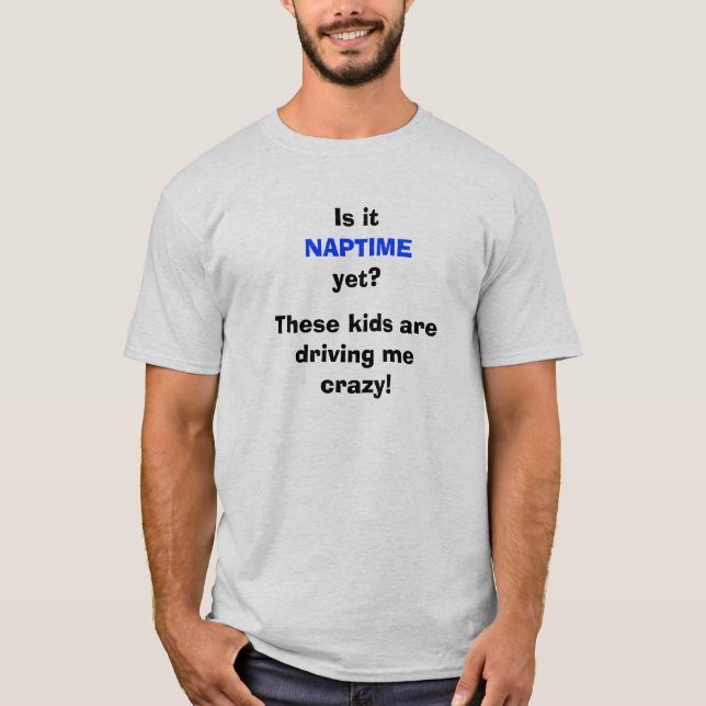 T-SHIRT NAPTIME (Devant)