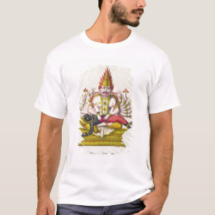 T-shirt Narasimha, gravé par de Marlet (litho de couleur)