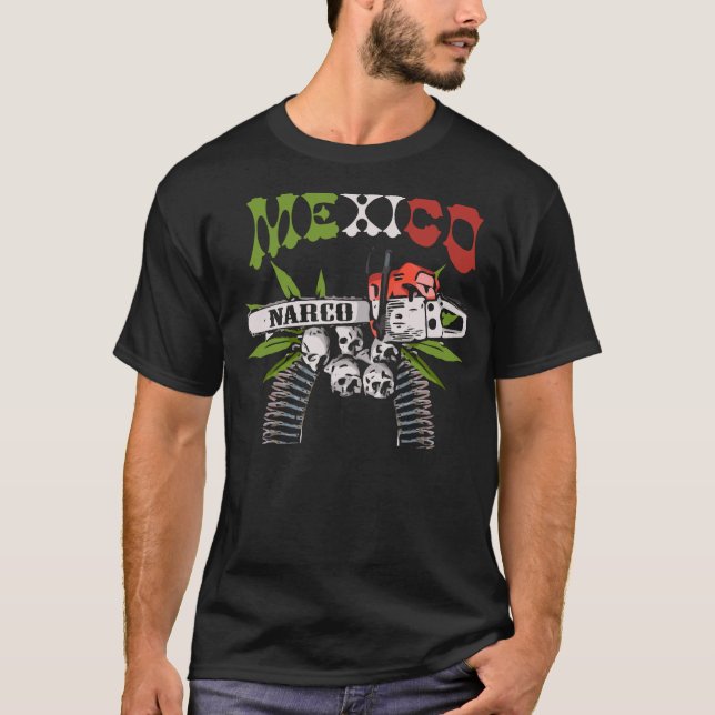 T-SHIRT NARCO MEXICO (Devant)
