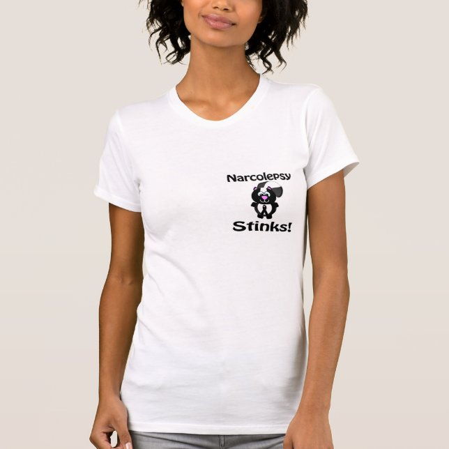 T-shirt Narcolepsy pue la conception de la sensibilisation (Devant)