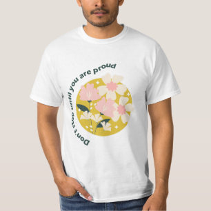 T-shirt N'arrêtez pas avant d'être fier Citation motivati