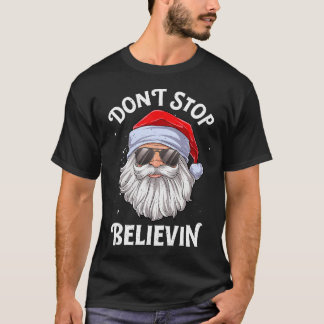 T-shirt N'Arrêtez Pas Croyevin Père Noël Funny Christmas B